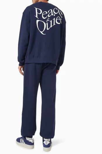 Warped Crewneck Sweatshirt in Jersey