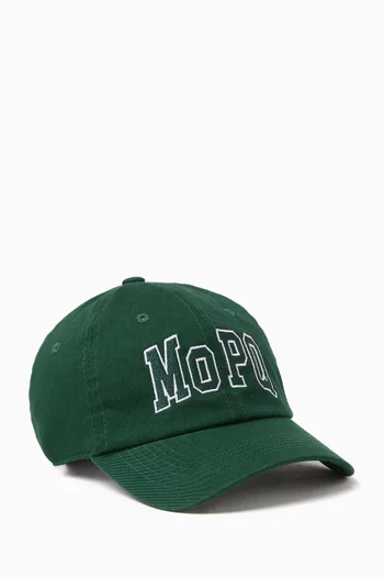 University Logo-embroidered Dad Hat in Cotton