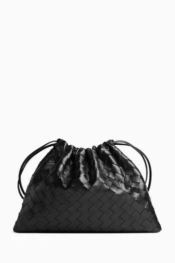 Medium Dustbag in Intrecciato Leather