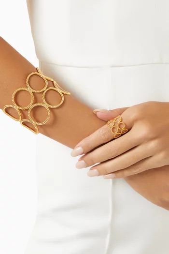 Harmony Bracelet in 24kt Gold-plated Brass
