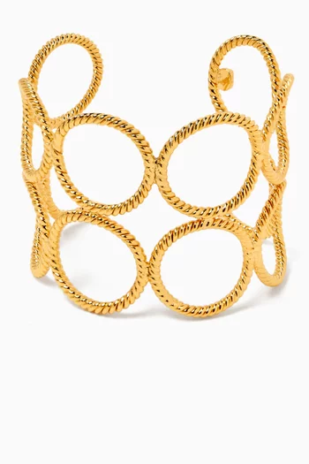 Harmony Bracelet in 24kt Gold-plated Brass