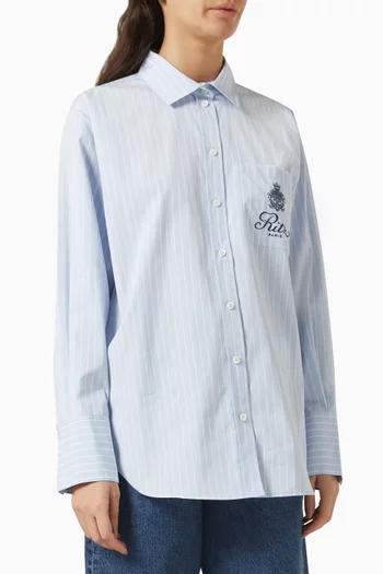 Ritz Oversized Shirt in Cotton-blend