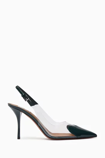 Le Cœur 90 Slingback Pumps in Patent Calfskin