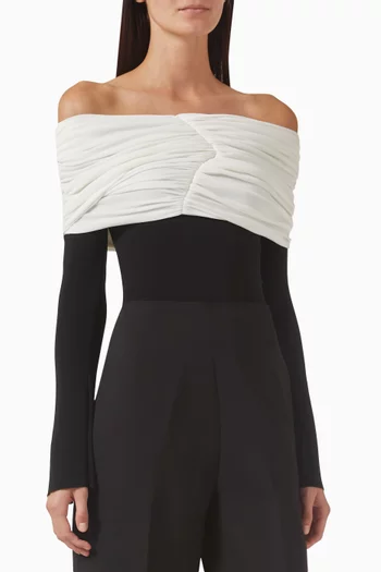 Dami Draped Off-shoulder Bodysuit