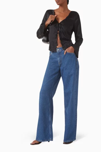 Cary Wide-leg Jeans in Denim