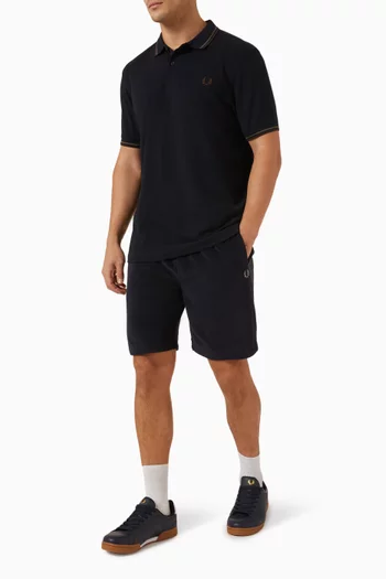Twin Tipped Polo Shirt in Cotton Piqué