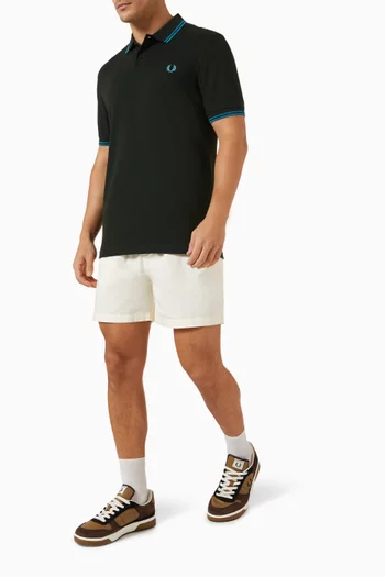 Twin Tipped Polo Shirt in Cotton Piqué