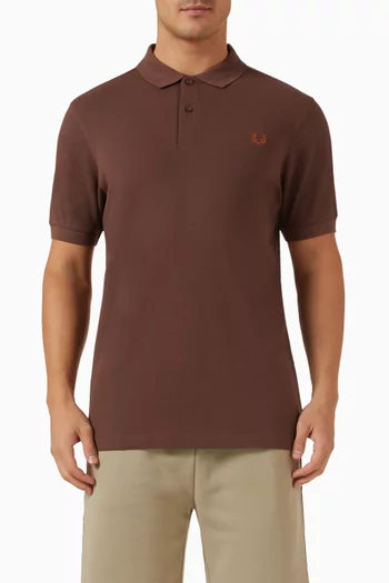 Fred Perry Polo Shirt in Cotton Piqué