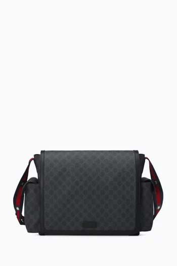Black gucci baby changing bag on sale