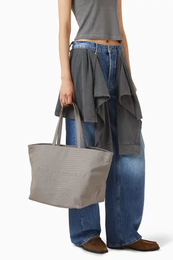 Medium Punch Tote Bag in Canvas
