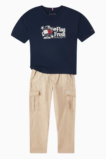 Relaxed-fit Cargo Pants in Cotton
