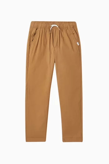 Drawstring Pants in Cotton-blend