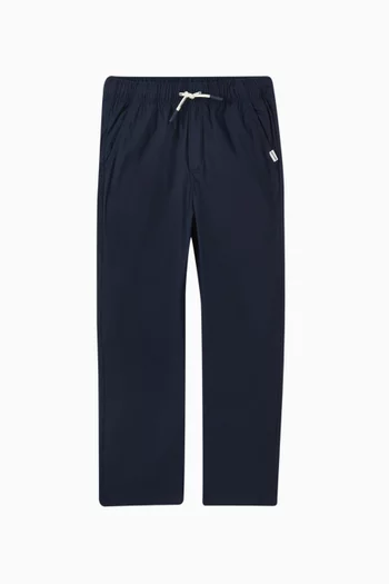 Drawstring Pants in Cotton-blend