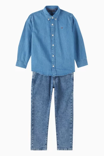 Chambray Shirt in Denim