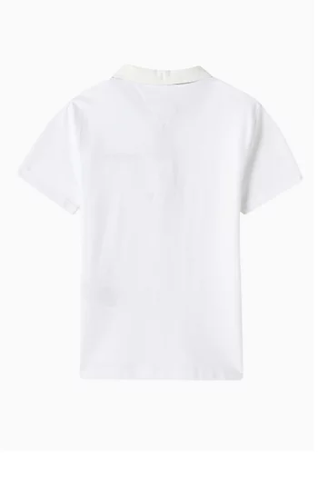 Polo Shirt in Stretchy Cotton