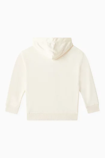 Flag Graphic Hoodie in Cotton