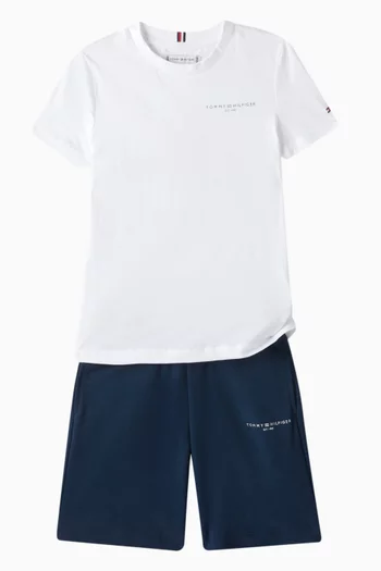 Logo Sweatshorts in Cotton