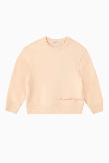 Logo-print Sweatshirt in Cotton