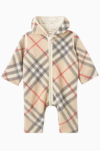 Check-pattern Pyjama in Fleece