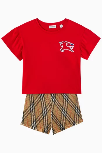 Rope Equestrian Knight T-shirt in Cotton