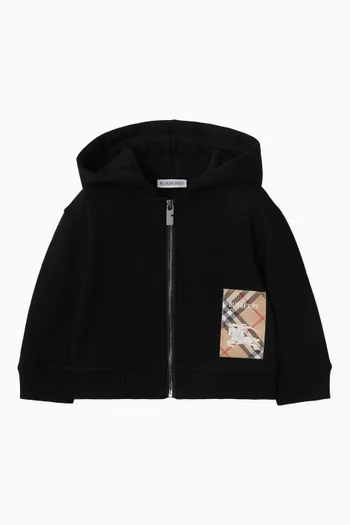 Clyde Zip Hoodie in Cotton
