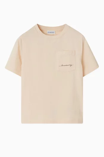 Cedar Logo T-shirt in Cotton