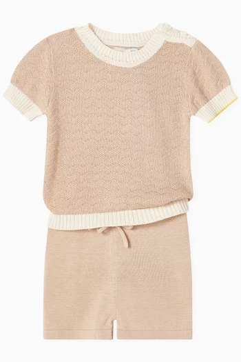 Crewneck Sweater in Silk-cotton
