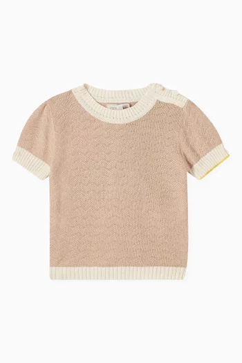 Crewneck Sweater in Silk-cotton