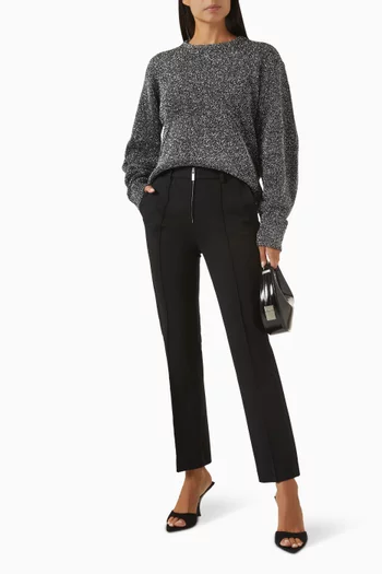Slim-fit Zip Pants