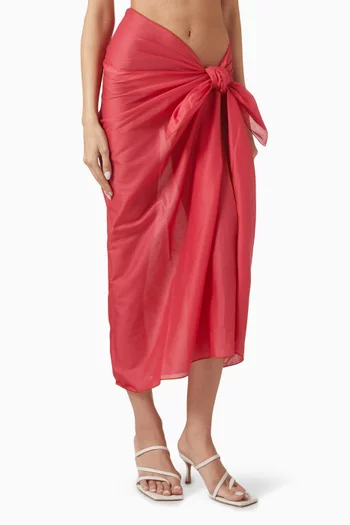 Cabine Sarong in Cotton Voile