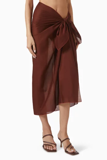 Cabine Sarong in Cotton Voile