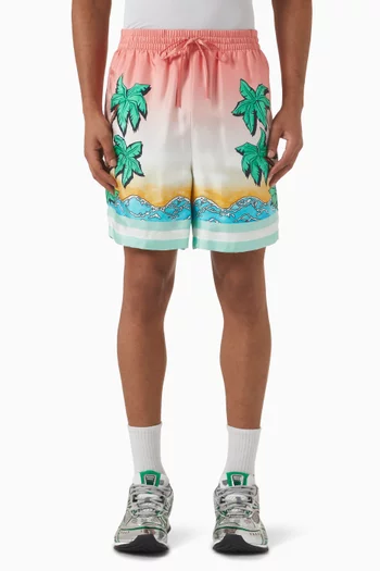 شورت Tennis Club تويل حرير