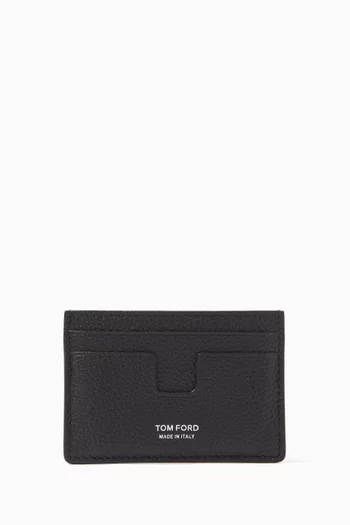 T Line Classic Cardholder in Leather
