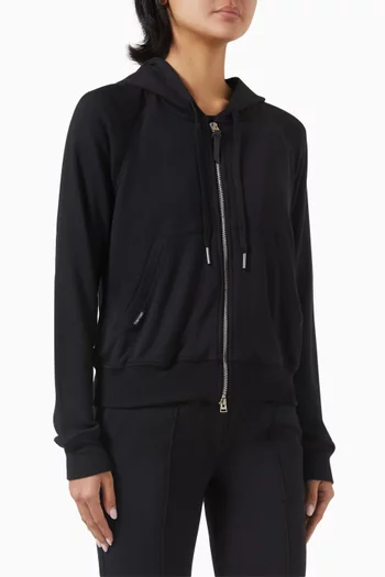 Zip Hoodie in Modal Blend
