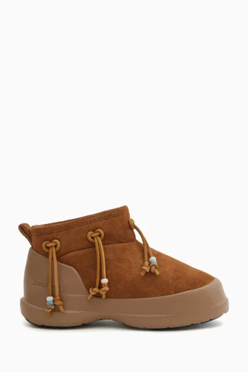 Luna Beads Low-top Boots in Suede