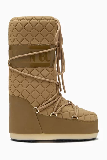 Icon Boots in Quilted Nylon