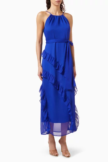Marina Frill Maxi Dress