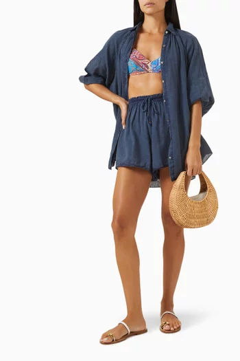 La Ponche Shirt in Cotton Gauze