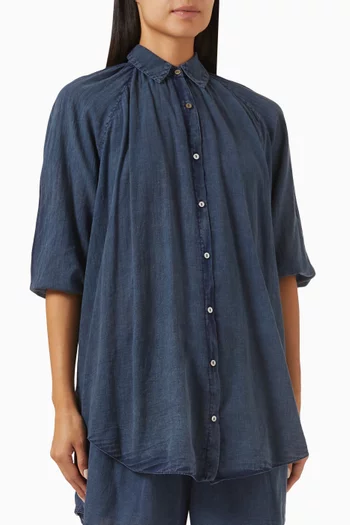 La Ponche Shirt in Cotton Gauze