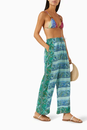 Fraiche Wide-leg Pants in Viscose-blend