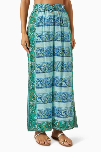 Fraiche Wide-leg Pants in Viscose-blend