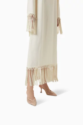 Solar 70 Mules in Crystal-embellished Suede