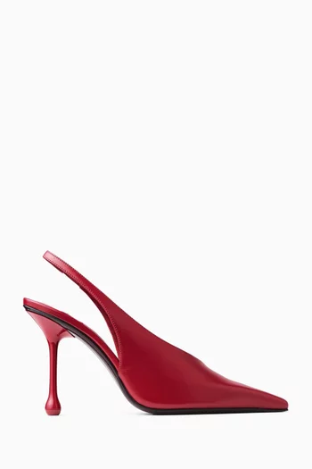 Isa 95 Slingback Pumps in Leather