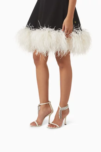 Verity 100 Crystal Sandals in Patent Leather
