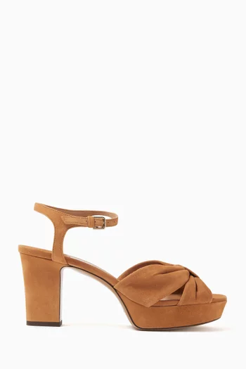 Heloise 80 Sandals in Suede