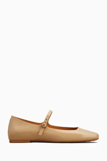 Ballet Flats in Calfskin