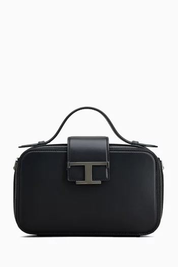 Mini Camera Bag in Leather
