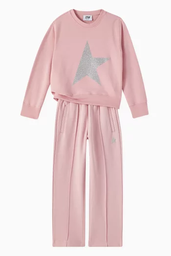 Star Sweatshirt in Cotton