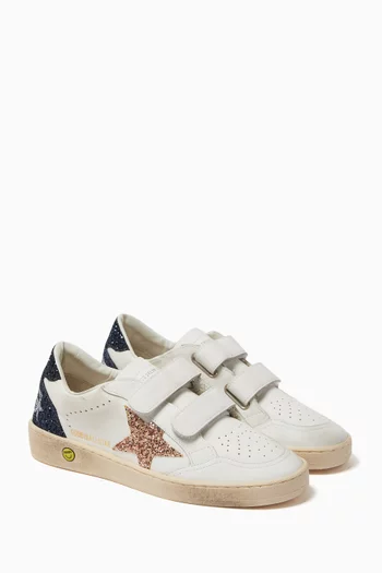Ball Star Strap Sneakers in Nappa Leather