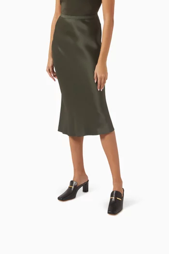 Square-toe 70 Mules in Leather